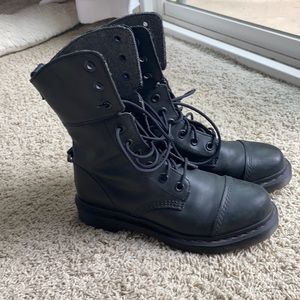 Dr. Martens Aimilita black combat boots size 9